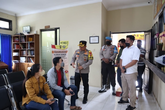Hadir di Pelayanan SKCK, Kapolres Gianyar Bertanya Tltentang Pelayanan Polri