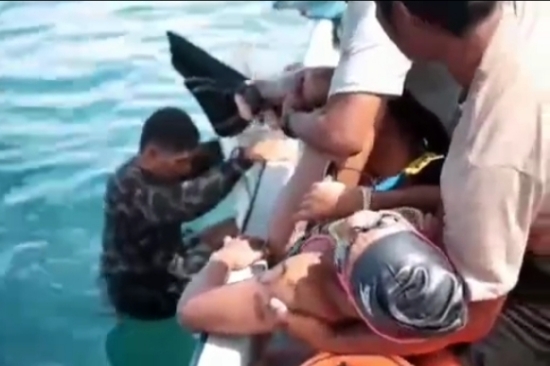 Peltu I Wayan Suastika Selamatkan Atlet Selam Laut yang Tenggelam di Ajang Porprov XV Bali