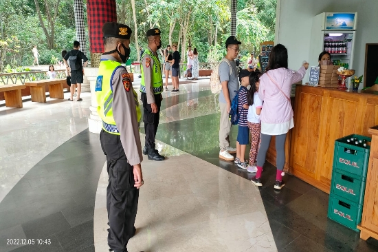 Jaga Harkamtibmas, Ops Cipta Aman Agung-2022 Melaksanakan Pengamanan Monkey Fores Ubud