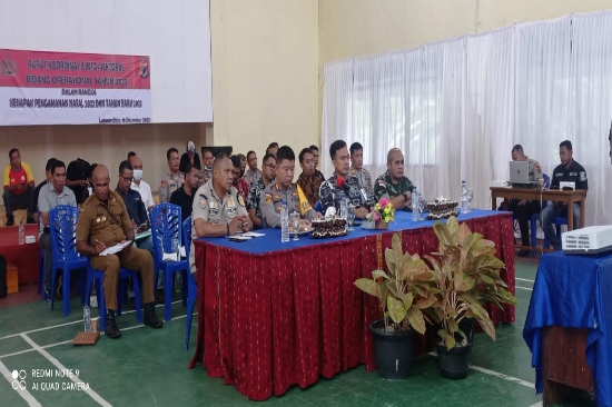 Kapolri Pimpin Rapat Koordinasi Lintas Sektoral Bidang Operasional Jelang Natal 2022 dan Tahun Baru 2023