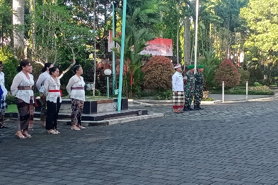Dandim1616/Gianyar Hadiri Upacara Peringatan Hari Bela Negara ke-74