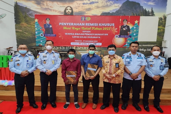 361 Narapidana Kristen/Katolik di Jatim Dapat Remisi Khusus Natal