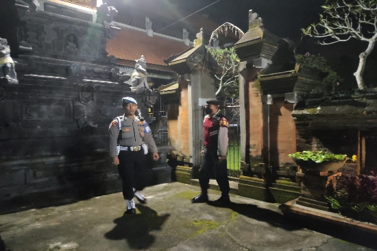 Jaga Stabilitas Keamanan Menuju Pemilu 2024, Polsek Blahbatuh Intensifkan Patroli
