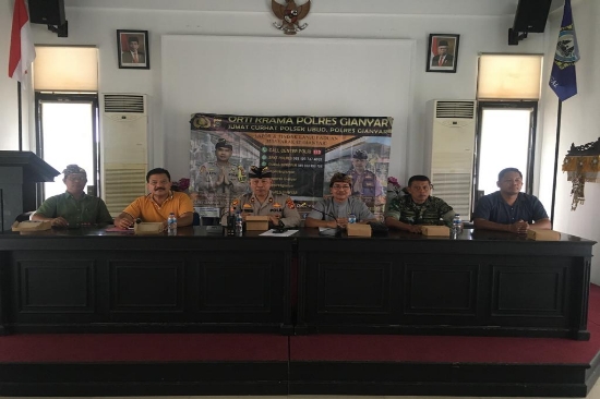 Jumat Curhat, Polres Gianyar Hadir di Kecamatan Payangan
