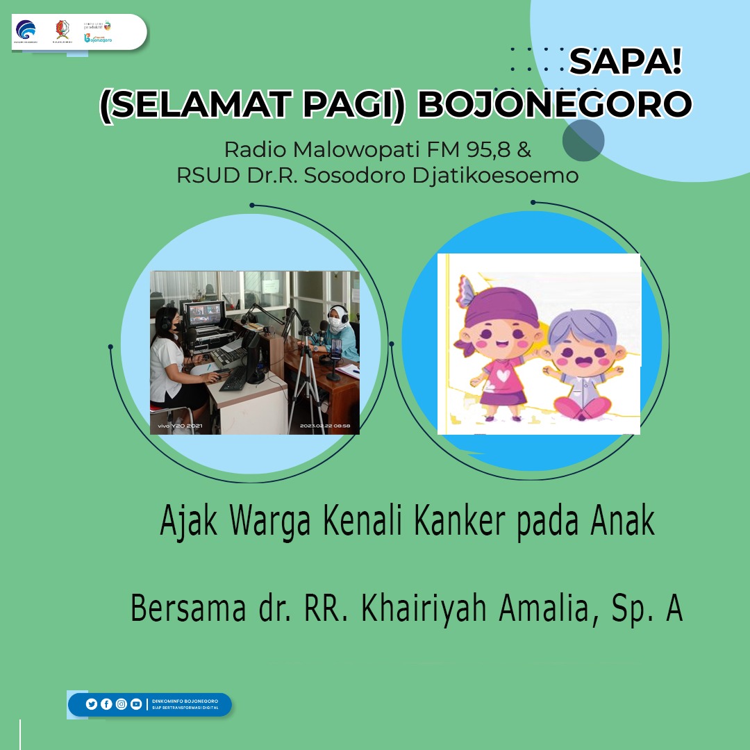 Pemkab Bojonegoro Ajak Warga Kenali Kanker pada Anak, Terapkan Pola Hidup CERDIK