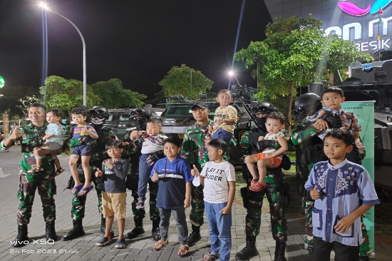 Meriahkan HPN 2023, Alutsista Milik TNI Memukau Masyarakat Gresik