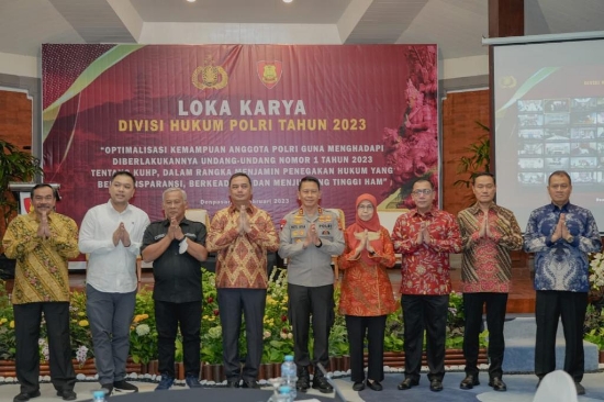 Kapolda Bali Hadiri Lokakarya Divisi Hukum Polri
