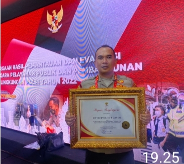 Polres Gianyar Meraih Penghargaan Kategori Penyelenggaraan Pelayanan Prima dari Kemenpan RB