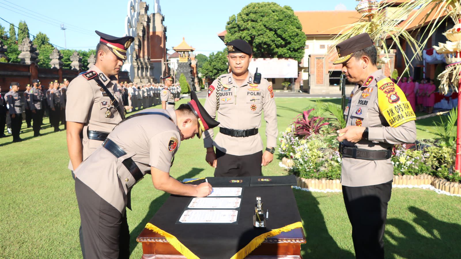 Kapolres Badung Resmi Berganti: AKBP Teguh Priyo Wasono Gantikan AKBP Leo Dedy Defretes