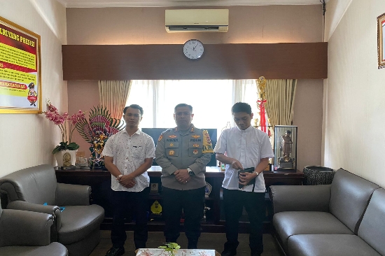 Jalin Silaturahmi, Kapolres Gianyar Terima Audiensi GKPB Jemaat Margi Kahuripan Gianyar
