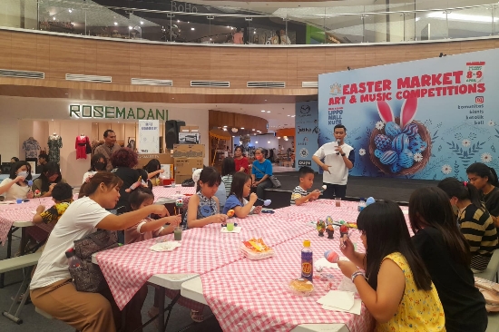 Semarak Easter Market Perdana Komunitas Bisnis Katolik Bali