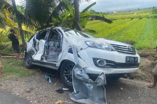 Renggut Satu Nyawa Kecelakaan Maut di KM 81-82 Banjar Bale Agung Desa Yehembang Jembrana