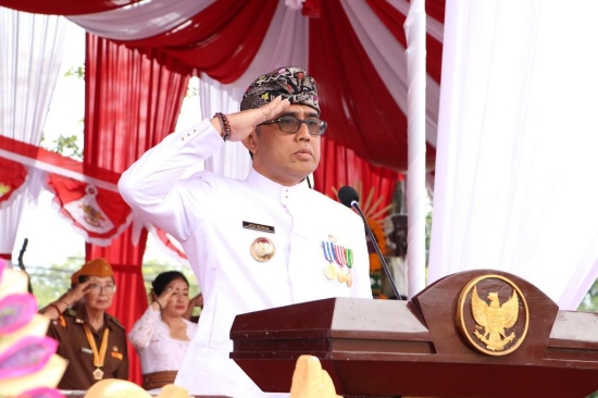 Wali Kota Jaya Negara Pimpin Apel Peringatan HUT Proklamasi Kemerdekaan ke-78 RI di Kota Denpasar