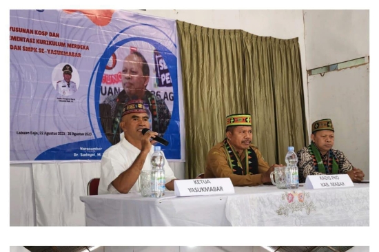 YASUKMABAR Berkolaborasi dengan Penerbit Erlangga Gelar Workshop Implementasi Kurikulum Merdeka