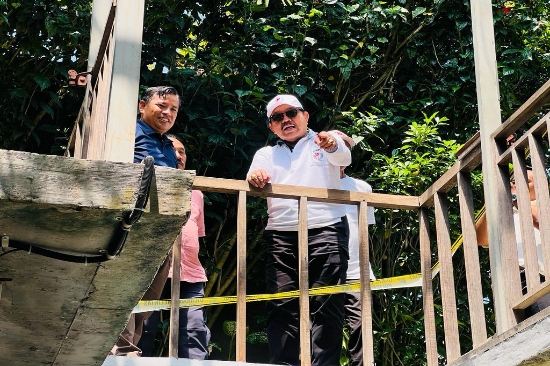 Tinjau Lokasi Musibah Lift Jatuh di Ubud, Wagub Minta Hak Korban Dipenuhi