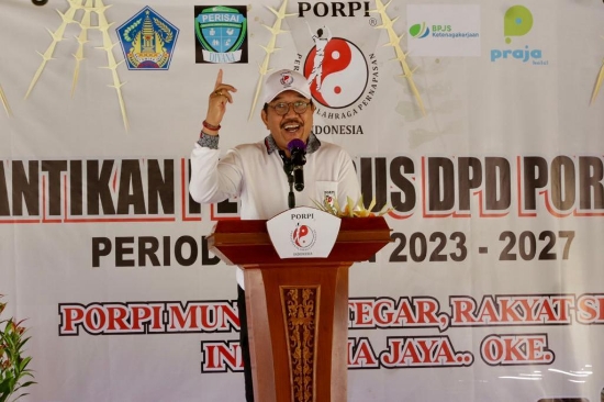 Hadiri Pelantikan Pengurus PORPRI Bali, Wagub Cok Ace Dorong Kemajuan Olahraga Pernapasan