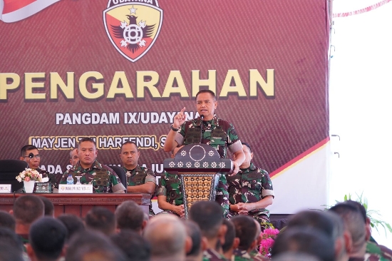 Kunjungi Kodim Mataram dan Loteng: Pangdam IX/Udy Berharap TNI Tetap Netral Pada Pemilu 2024