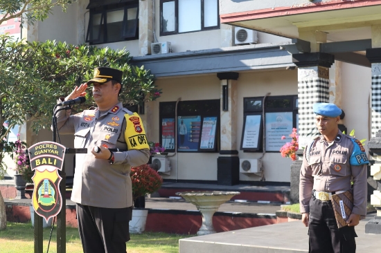 Kapolres Jembrana Pimpin Upacara Peringatan Hari Olah Raga Nasional XL Tahun 2023