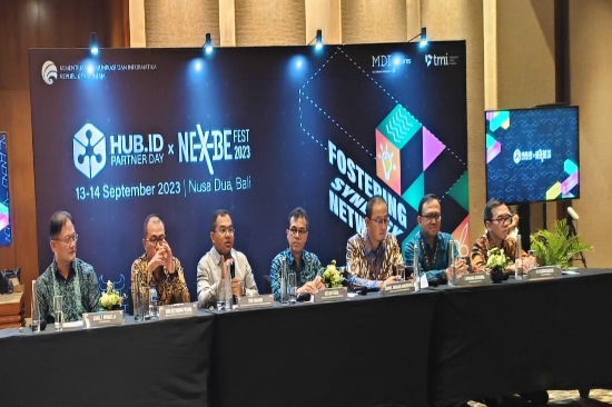 Dukung Pertumbuhan Start Up di Indonesia, Kominfo Gelar HUB.ID Partner Day X Nex-Be Fest 2023