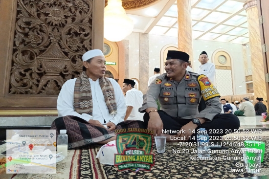 Jelang Tahun Politik, Kapolsek Gunung Anyar Berikan Imbauan Kamtibmas