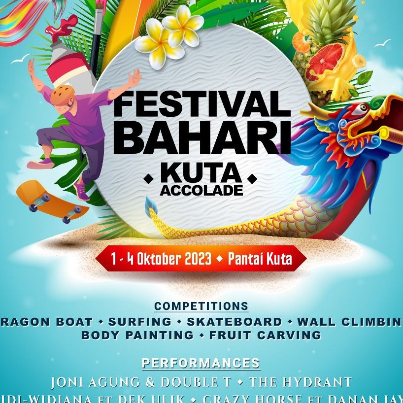Festival Bahari Kuta 2023, Upaya Hidupkan Pesona Pariwisata Bali
