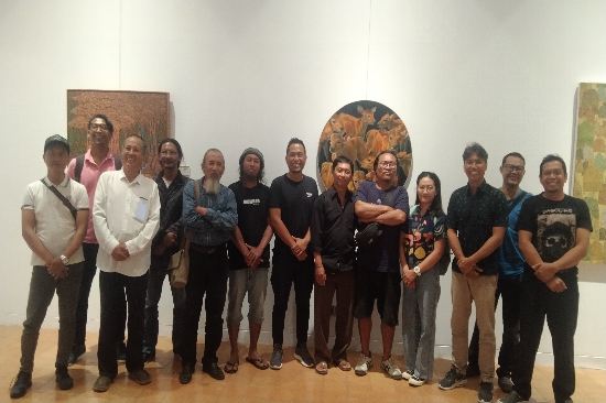 Sampaikan “Pesan dari Barat”, 27 Perupa Gelar Pameran di Griya Santrian Galery Sanur