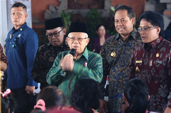 Wapres Ma’ruf Amin Apresiasi Penanganan Stunting di Bali