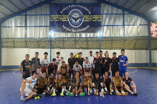 Peringati Sumpah Pemuda, Lapas Narkotika Bangli Borong Piala di Turnamen True Freedom Futsal Competition