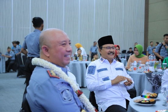 Pimpin Pisah Sambut Kalapas Pasuruan, Kakanwil: Lanjutkan Hubungan Baik Antar Instansi