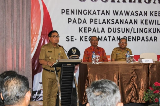 Kepala Kewilayahan dan Kadus/Kaling se-Kecamatan Densel Digembleng Sosialiasi Wawasan Kebangsaan