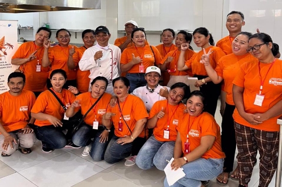 Pelatihan Inovasi Higienitas Kuliner Desa Serangan, 200 Orang Peserta Ikuti Praktek Memasak dari Para Chef Ternama