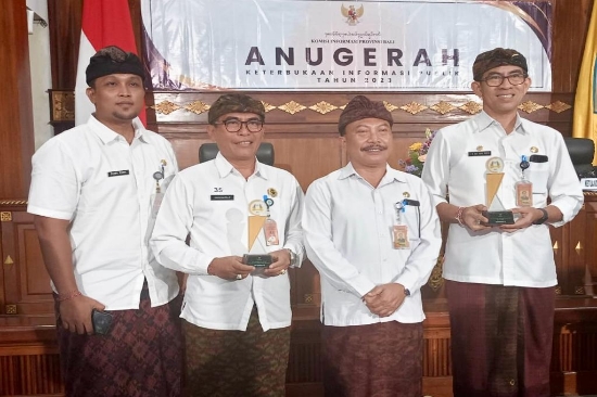 Pemkot Denpasar Raih 3 Anugerah Keterbukaan Informasi Publik 2023, jadi Kado Indah di Penghujung Tahun 2023