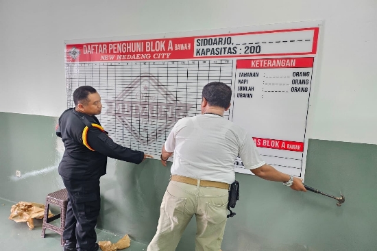 Renovasi Tahap II Rampung, Rutan Surabaya Lakukan Redistribusi Penghuni