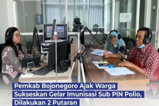 Pemkab Bojonegoro Ajak Warga Sukseskan Gelar Imunisasi Sub PIN Polio, Dilakukan 2 Putaran 