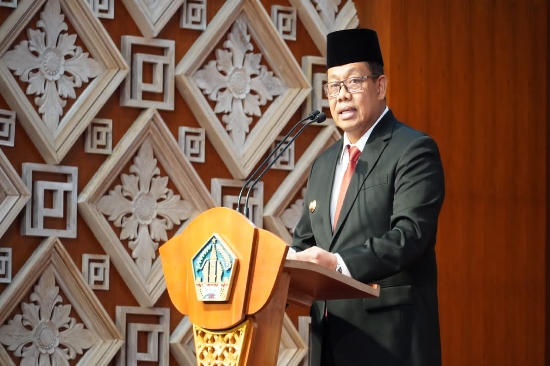 Pj. Gubernur Bali Lantik 4 Pejabat Pimpinan Tinggi Pratama Lingkungan Pemerintah Provinsi Bali