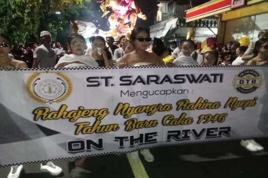 ST Saraswati Bersama On The River Ikuti Lomba Ogoh-Ogoh Sekabupaten Buleleng