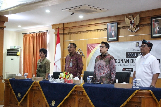 Perkuat Komitmen Anti Korupsi, Kanwil Kemenkumham Bali Gelar Sosialisasi Pembangunan Budaya Anti Korupsi Tahun 2024