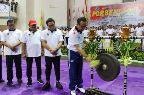 Wali Kota Jaya Negara Buka Porsenijar Kota Denpasar Tahun 2024