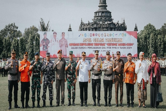 Pj. Gubernur Bali Pimpin Apel Gelar Pasukan Ketupat Agung