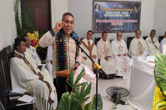 Dihadapan Biarawan Biarawati Bupati Edi Endi Sampaikan Pentingnya Berkolaborasi dan Bersinergi