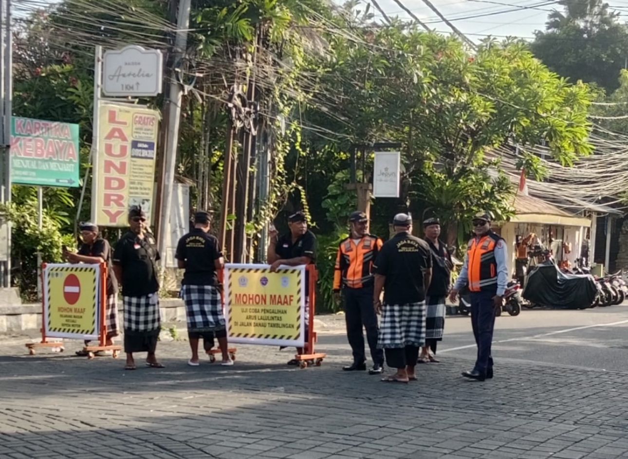 Atasi Kepadatan Lalu Lintas di Kawasan Pariwisata Sanur, Dishub Denpasar Mulai Uji Coba Kebijakan Arus Lalu Lintas