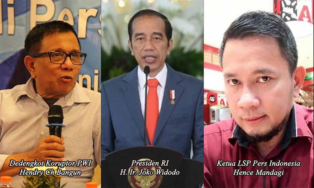Dedengkot Koruptor PWI Dilindungi, Presiden Jokowi Ditelanjangi