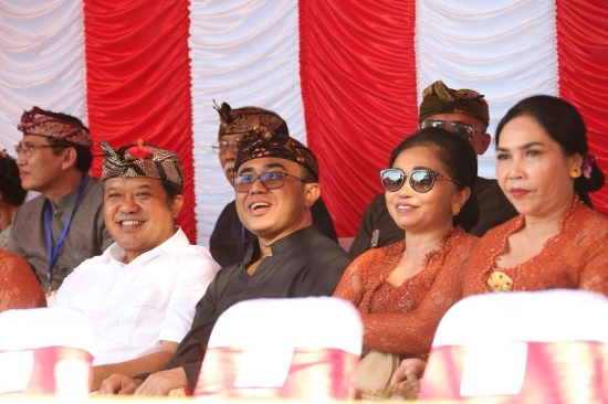Duta Kota Denpasar Tampilkan Garapan Bertajuk Ida Cokorda Mantuk Ring Rana Pada Peed Aya PKB XLVI
