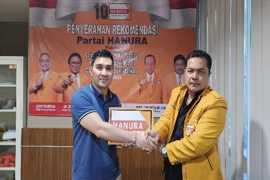 Mario Pranda dapat Rekomendasi dari DPP Hanura