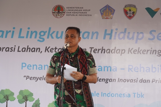 Pelestarian Alam, Kodam IX/Udayana Tanam Pohon di DAS Nusa Penida
