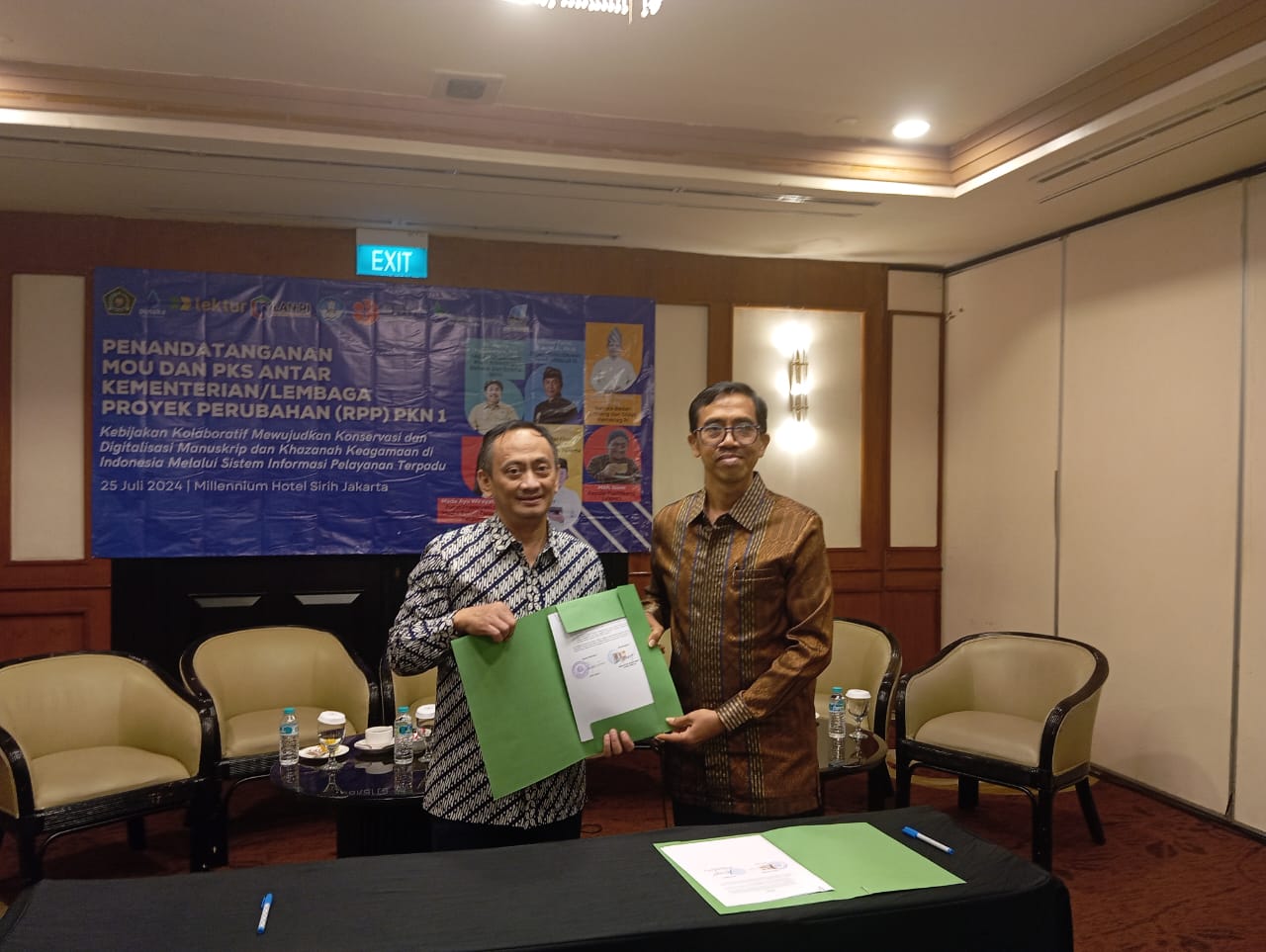 PHDI Tandatangani MoU dan PKS dengan Kementerian Agama