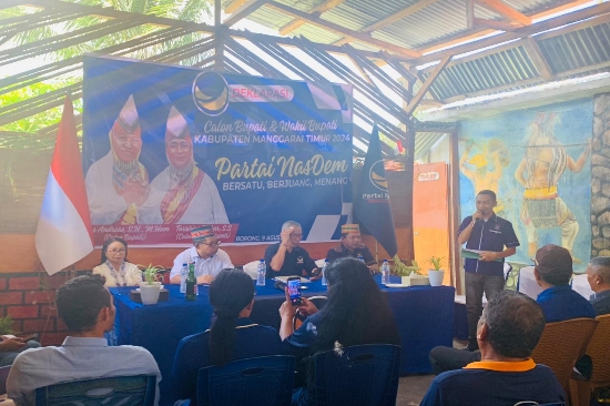 Pilkada Matim, Partai Nasdem Gelar Deklarasi Dukung Paket AKUR