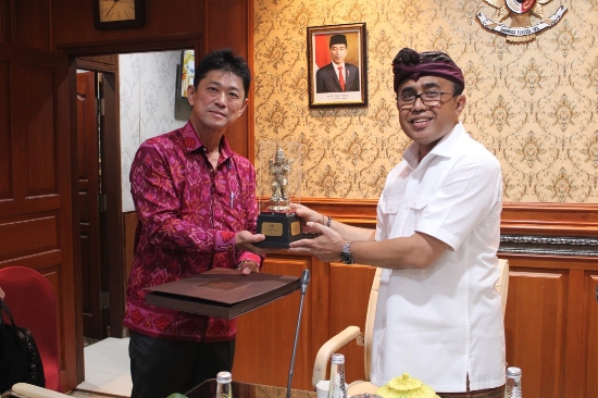 Wali Kota Denpasar Jaya Negara Terima Kunjungan Kehormatan Wakil Menteri Luar Negeri Parlemen Jepang, Komura Masahiro