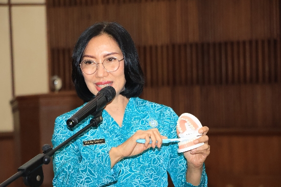 Pj. Ketua TP PKK Bali Dukung Kader Posyandu Sebagai Garda Terdepan Layanan Kesehatan Primer
