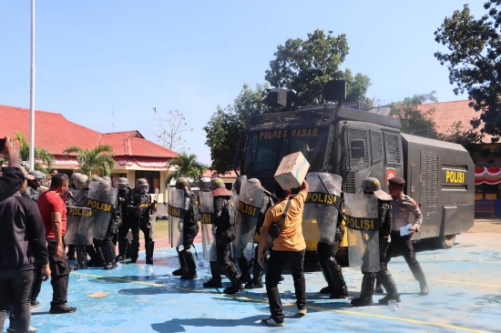 Polres Mabar Gelar Sispamkota Pilkada Serentak 2024